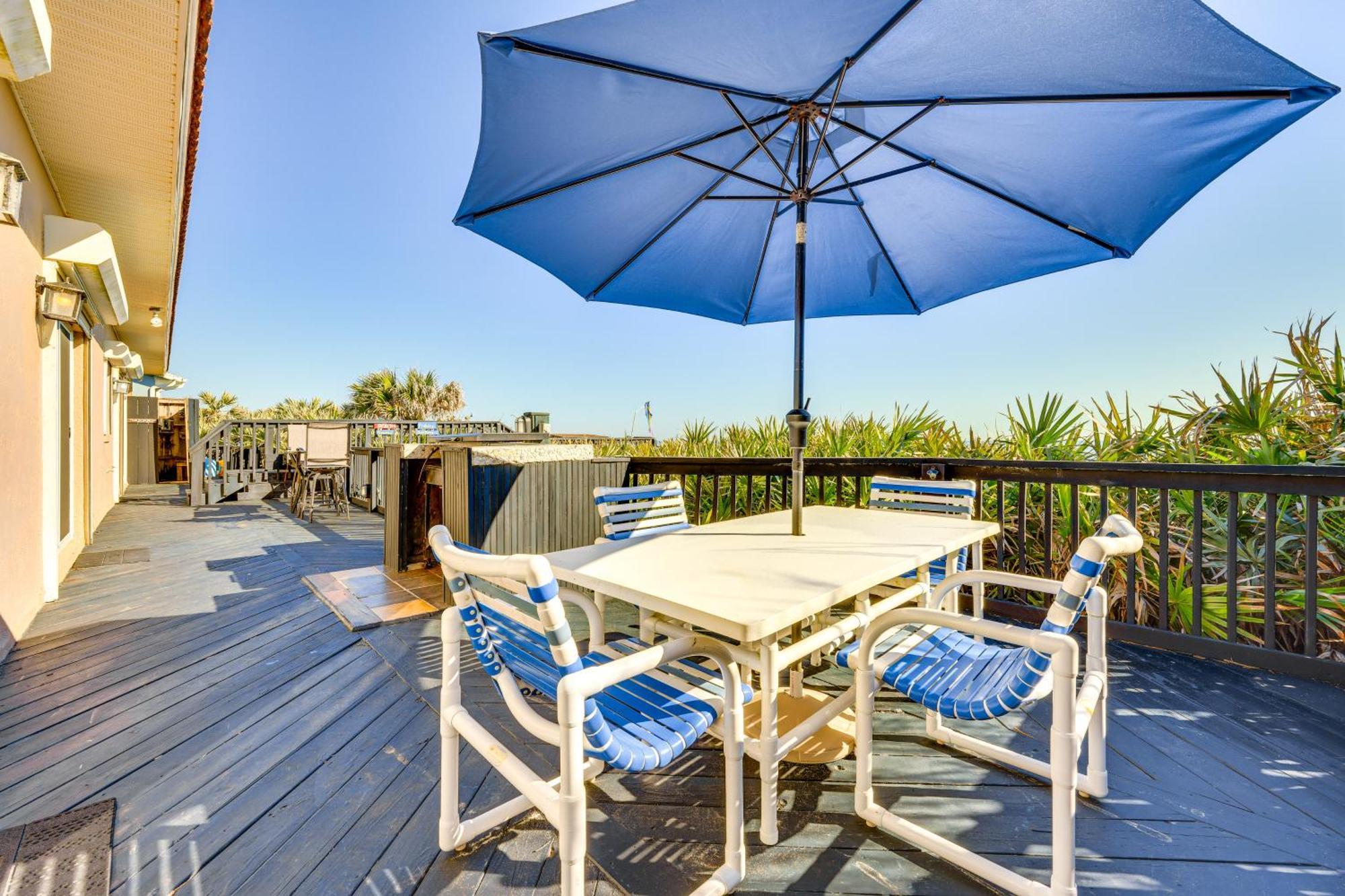 Oceanfront Oasis In Flagler Beach With Deck And Views! Exterior foto