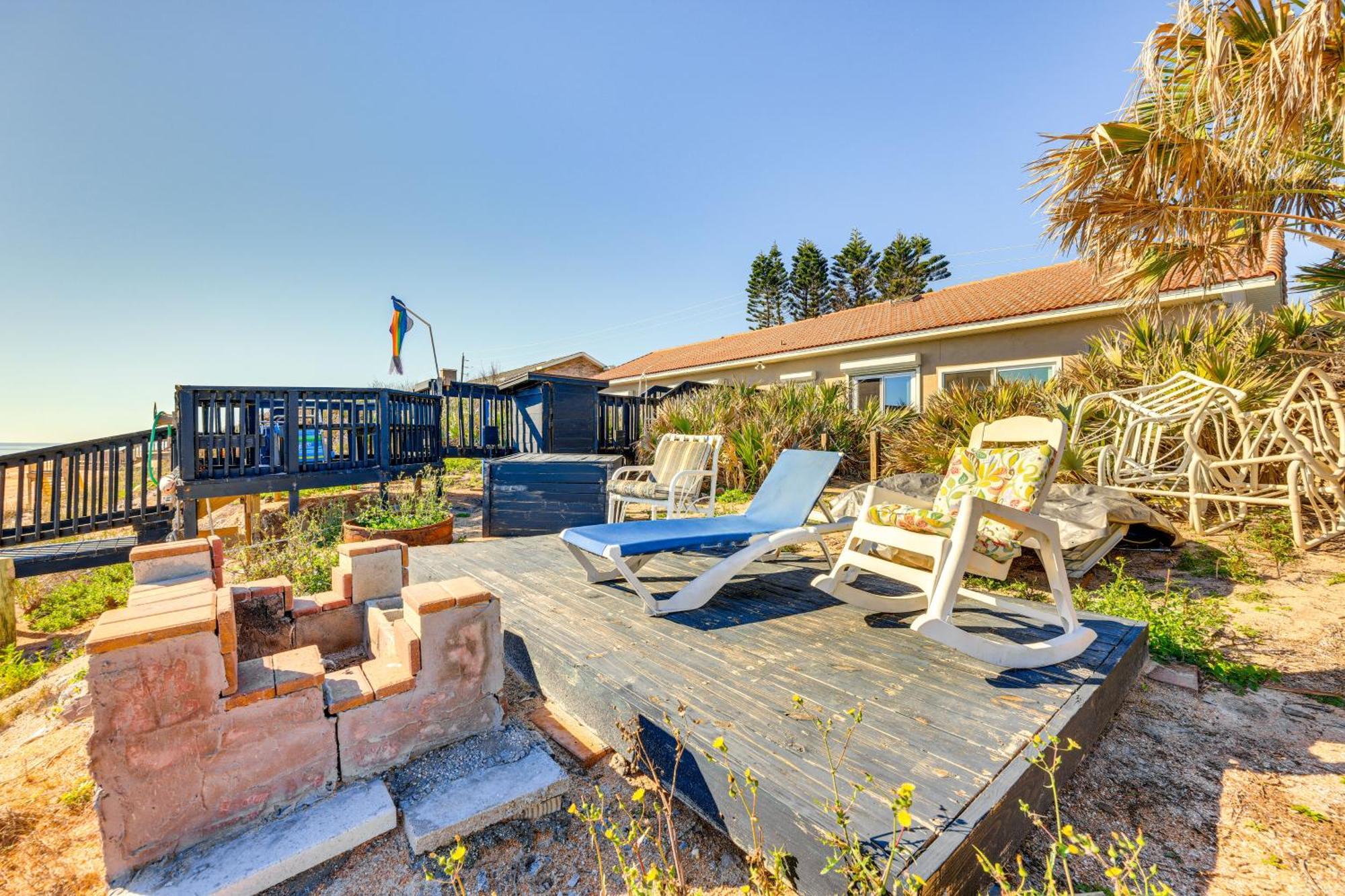 Oceanfront Oasis In Flagler Beach With Deck And Views! Exterior foto
