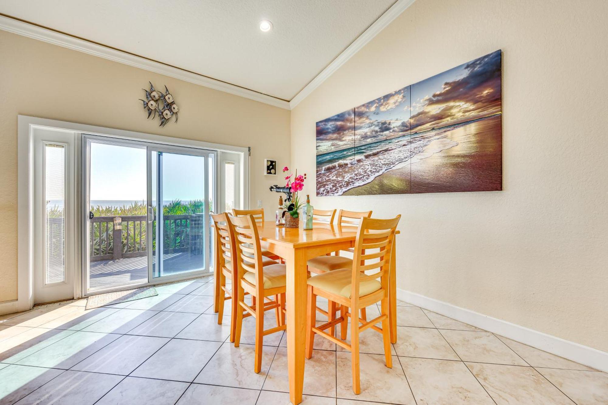 Oceanfront Oasis In Flagler Beach With Deck And Views! Exterior foto